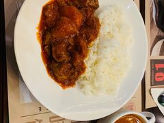 红烩牛肉饭送罗宋汤-东海咖啡馆