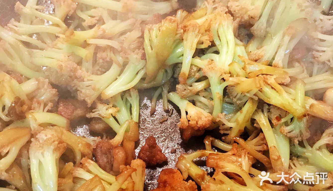 菜花炒肉