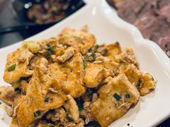 虾酱炒豆腐-燕青小馆(东园大厦店)
