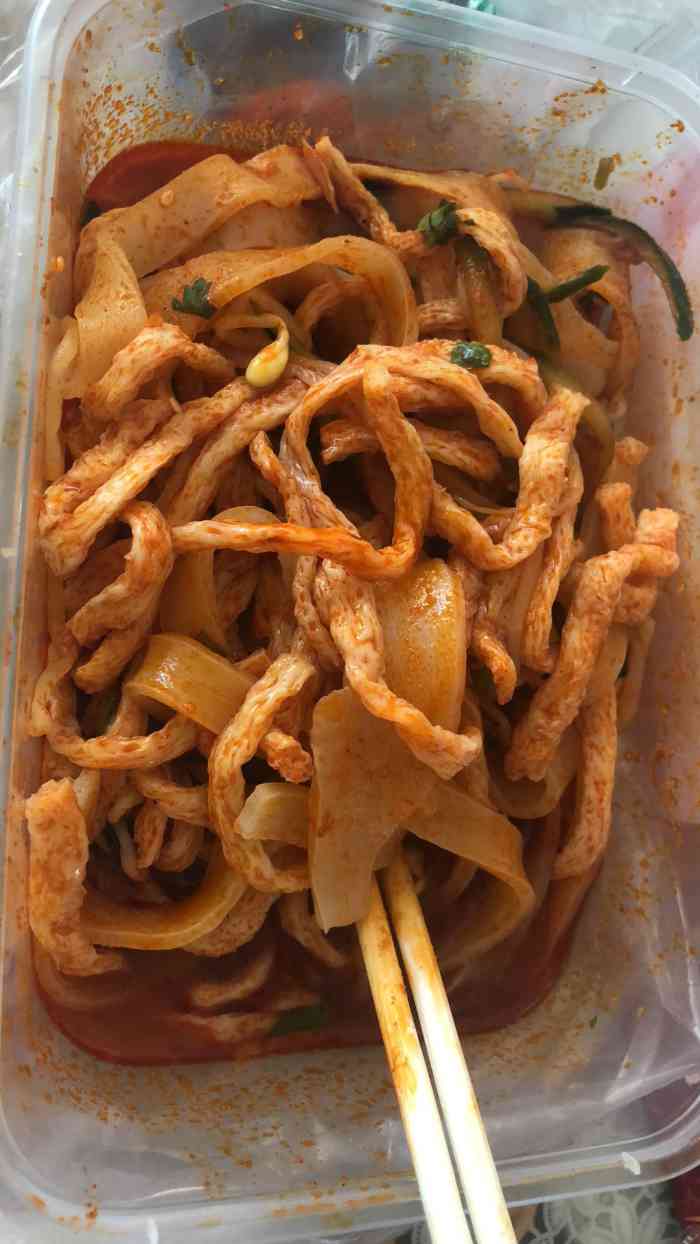 红山擀面皮(江南春晓北门店)-"我是在外卖上点的,到店自取,速度很快