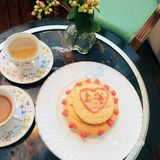 居家美食日记｜上海加油[爱心]戚风蛋糕