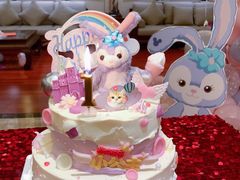 -咖咖熊蛋糕定制·英国蓝风车动物性淡奶油