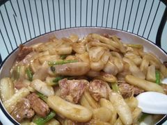 虾姑炒年糕-石砰渔港·海鲜楼