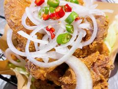 炸鸡翅一半一半-富乐满韩国正宗炸鸡韩国料理(虹泉路店)