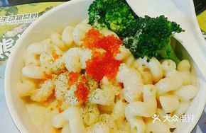 Shrimp Mushroom Cheese Penne