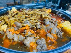 -老红桥炸灌肠牛肚锅烧烤(定福庄店)