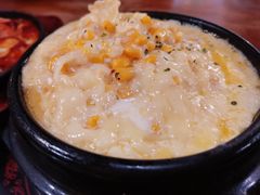 芝士玉米鸡蛋羹-包装马车·韩国料理·포장마차