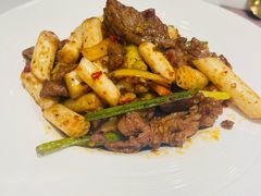 泰南酱爆莲藕尖黄牛肉-泰椰里·泰国餐厅(智慧城广百广场店)