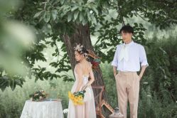 -红番婚纱礼服