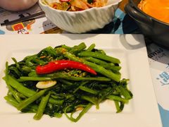 秘制虾酱炒空心菜-帕蓝·暹罗料理(曲阳店)