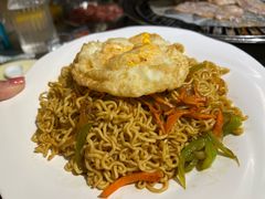 炒方便面-英雄故事地摊烤肉(马驹桥店)