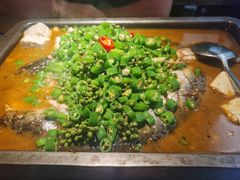 -探鱼·鲜青椒爽麻烤鱼(三水广场店)