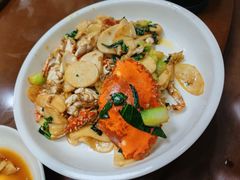 白蟹炒年糕-红灯笼龙凤饭店(宁波老字号店)