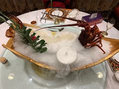 龙虾的刺身-万宝海鲜舫(劳动公园店)