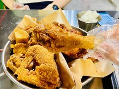 炸鸡翅一半一半-富乐满韩国正宗炸鸡韩国料理(虹泉路店)