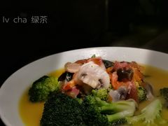 吴韵上汤西兰花-绿茶餐厅(昌平悦荟店)