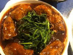 腐皮卷佐小菠菜-建国328小馆