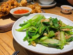 生炒广东菜心-潮粥荟·潮汕砂锅粥(朝阳大悦城店)