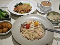 海鲜菇菌白汁烩意面-和平馆·地道港澳茶餐厅(西门口店)