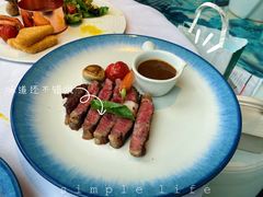 主菜澳洲谷饲180天牛眼-天玑高空江景餐厅&酒吧Sky Secret Restaurant&Bar