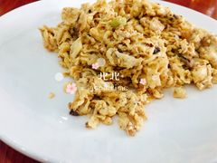 虾酱炒笨鸡蛋-四海鲜渔家菜(黄金海岸店)