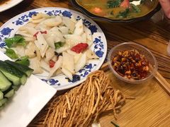 青菜木耳烩扦子-美味居(古城店)