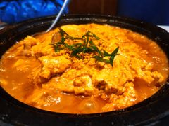 石锅海胆豆腐-谷语中餐厅