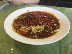 传统水煮肉片-桃子餐厅·天津菜(红星路直营店)