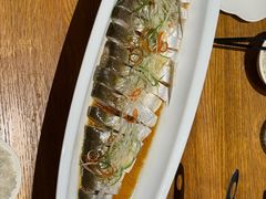 清蒸海鲜汁翘嘴大白鱼-花舍·新派粤菜·西餐·下午茶(亚运村·鸟巢店)