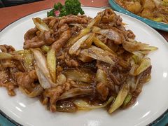 葱爆羊肉-勺园饭店(骨科医院店)