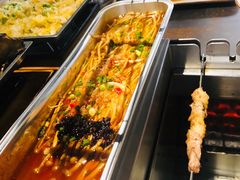 自助取餐区-很久以前羊肉串(南京路第一百货店)