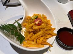蛋黄焗薯条-卯时·龙光雅宴·精致锡帮菜(惠山古镇店)