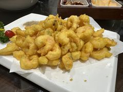 炸虾仁-山海经·海边人家 海鲜新青岛菜(扬州路店)