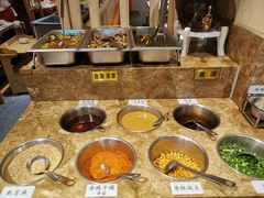 自助调料区-旺龙巷重庆脆毛肚火锅·潜山扛把子店(潜山商业街店)