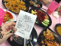 账单-新加坡Zam Zam餐馆