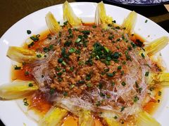 金银蒜蒸娃娃菜-松针蔡记蒸饺(花园路店)