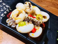 -东来菜馆•手抓海鲜家常菜•海鲜锅贴(鸽子窝店)
