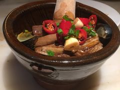手擂茄子-绿茶餐厅(西单老佛爷店)