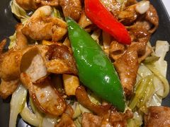 水绿菜炒大肠-原味田园·客家菜·土窑鸡(中航城君尚购物中心店)
