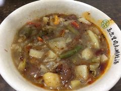 -清真马乐贝腊牛肉蛋黄菜夹馍(马蓉洒金桥店)