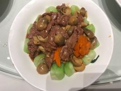 草菇炒牛肉-粥旺庄(芳村店)