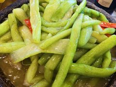 铁板鲜芋梗-农厨好味·温泉鹅·农家菜