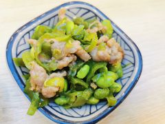 青椒毛豆肉丝-朱洪元苏式面馆(绿宝广场店)