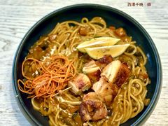 香茅烤鸡肉咖喱意大利面-娜娜家•Nana's restaurant (南开大悦城店)
