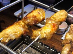 五香鸡翅-三个蒙古大叔羊肉串(大宁店)