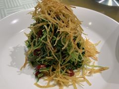 巧拌豆苗-四季民福烤鸭店(王府井灯市口店)