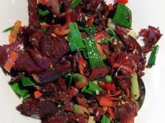 大蒜叶子腊牛肉-上座·餐厅(阳光100店)