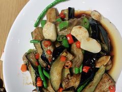 茄子豇豆-鸡毛店·川菜(双楠店)