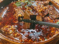 蒜辣子羊血-阿记烧烤(大兴新区店)