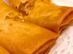 韭黄鸡丝脆春卷-镛记酒家